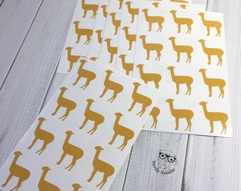 Llama Stickers, Llama Planner Stickers, Llama Sticker Set, Llama Envelope Seals, Llama, Scrapbook stickers, planner stickers, stickers