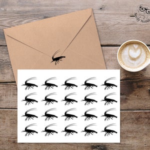Lobster Stickers, Lobster Planner Stickers, Tanning Stickers, Lobster Sticker Set, Lobster Envelope Seals, Lobster Labels, Lobster Tags