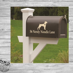 German Shorthaired Pointer Mailbox Decal, German Shorthaired Pointer Address Decal, Custom Mailbox Decal, German Shorthaired Pointer