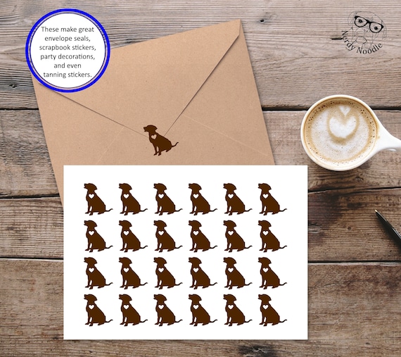 Labrador Retriever Planner Stickers, Labrador Stickers, Retriever Stickers, Labrador Envelope Seals, Labrador Dog Stickers, Labrador, Lab