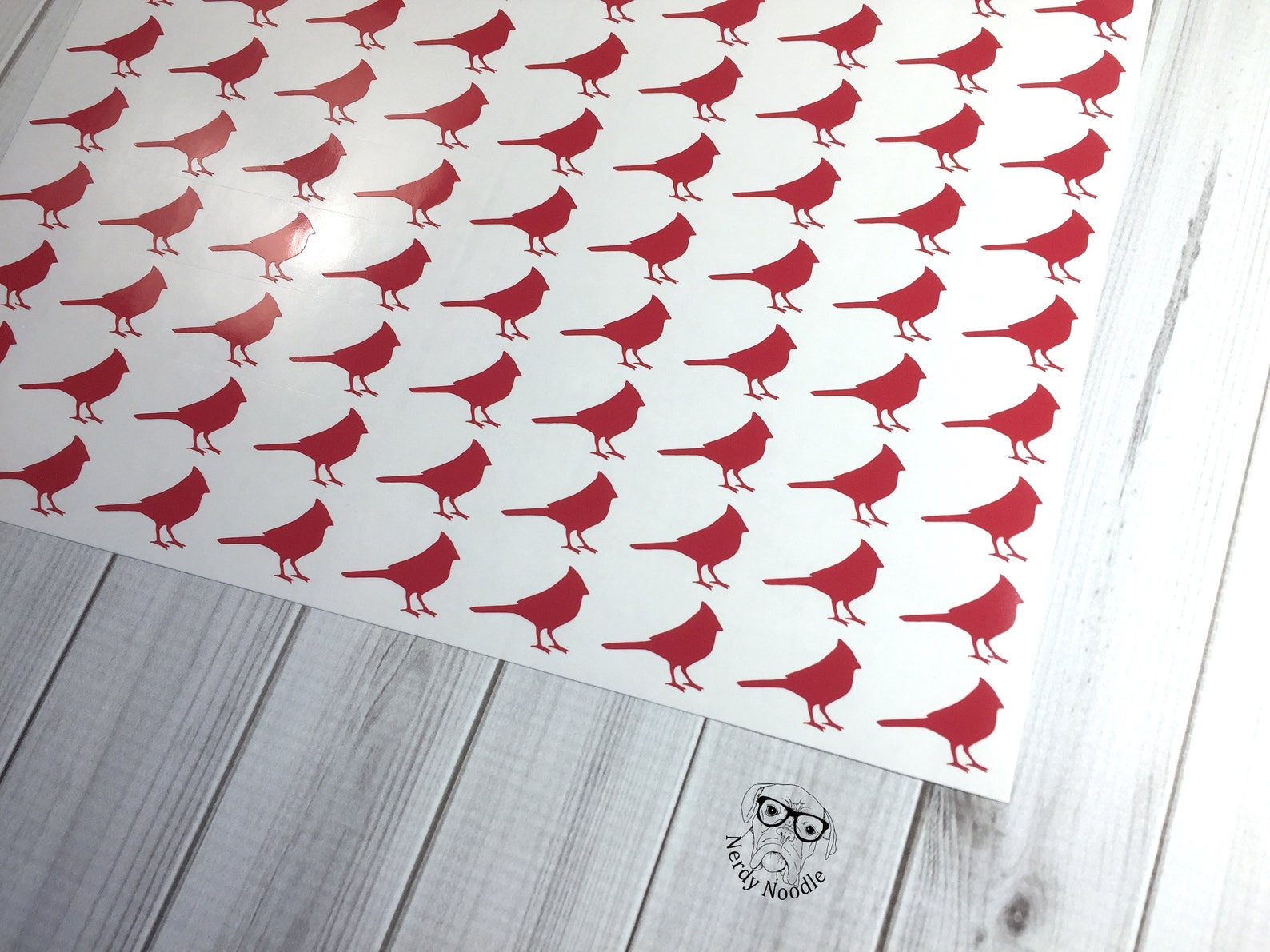 Cardinal Stickers, Cardinal Planner Stickers, Cardinal Sticker Set ...