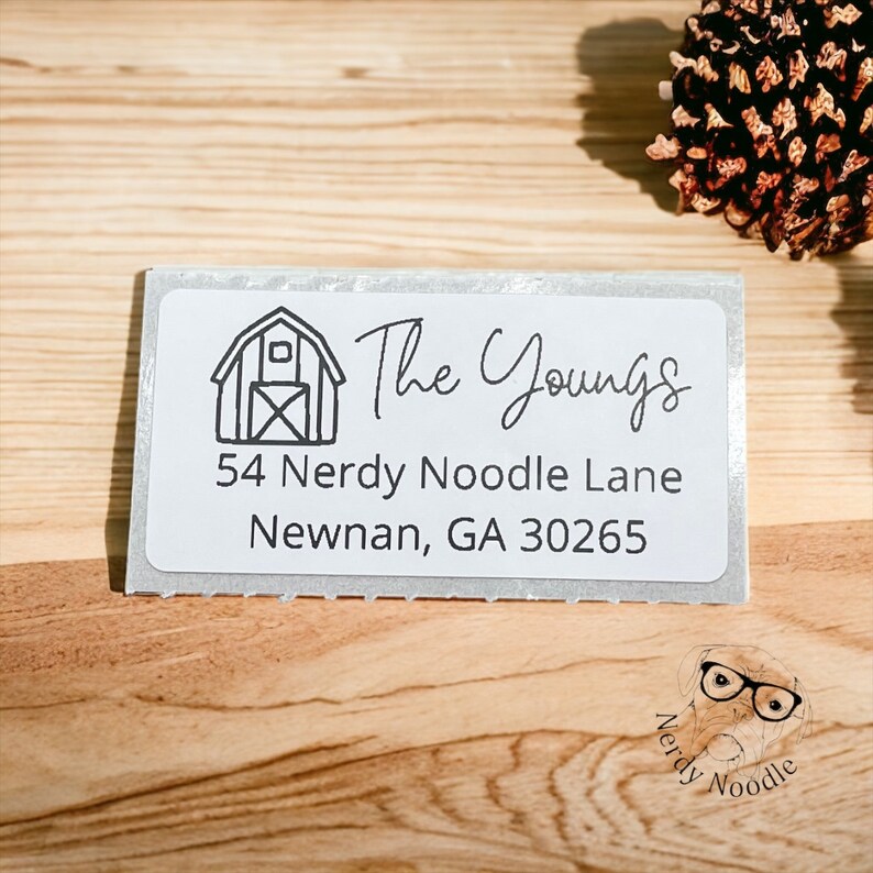 Barn Address Labels, Barn Return Address Labels, 100-250-500, Farm ...