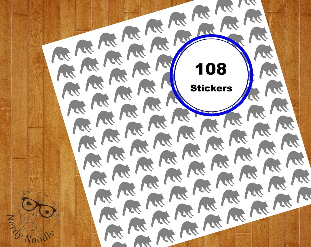 Raccoon Stickers, Raccoon Planner Stickers, Raccoon Tanning Stickers