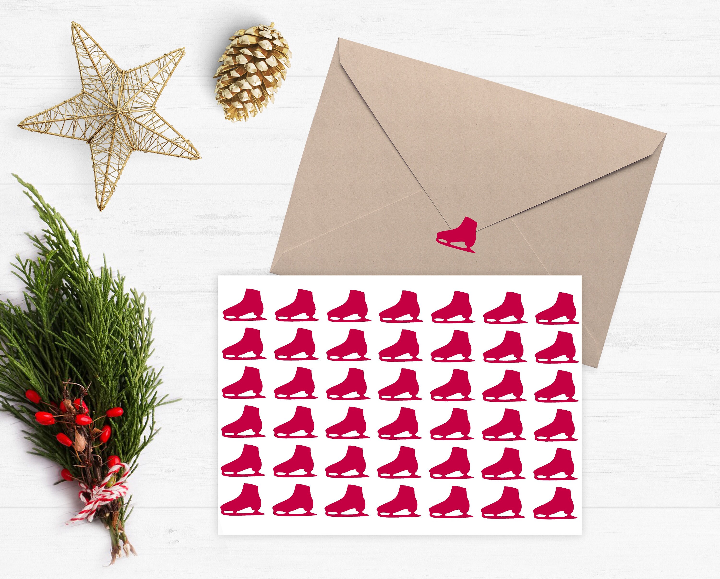 Ice Skate Stickers Ice Skate Planner Stickers Ice Skate Etsy UK