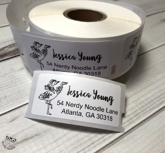 Flamingo Address Labels Flamingo Return Address Labels | Etsy