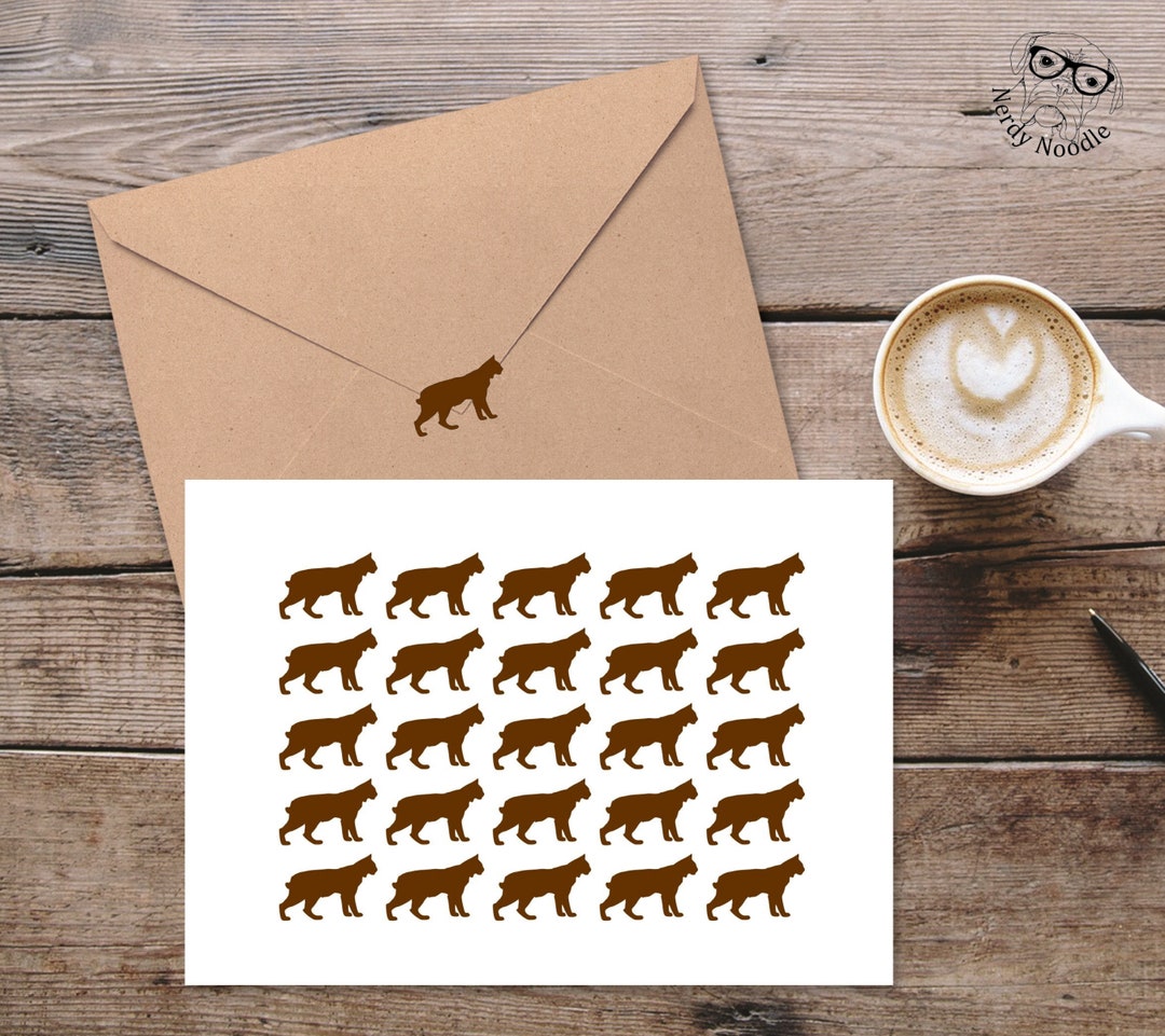 Bobcat Stickers, Bobcat Planner Stickers, Scrapbook Stickers, Bobcat