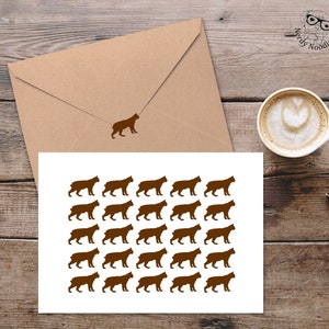 Bobcat Stickers, Bobcat Planner Stickers, Scrapbook Stickers, Bobcat Sticker Set, Bobcat Envelope Seals, Bobcat Labels, Bobcat Tags, Bobcat