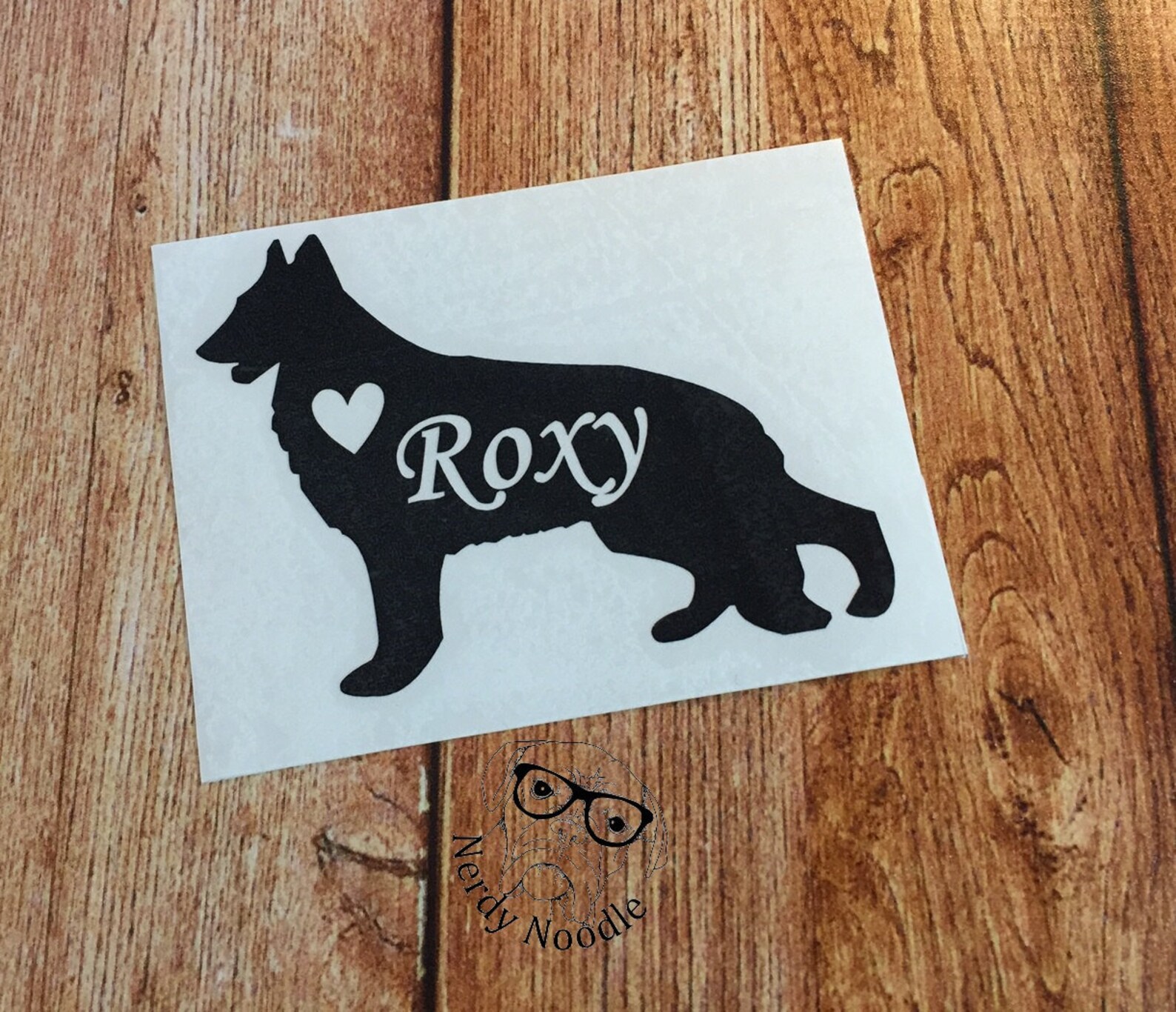 German Shepherd Decal German Shepherd Car Decal German Etsy