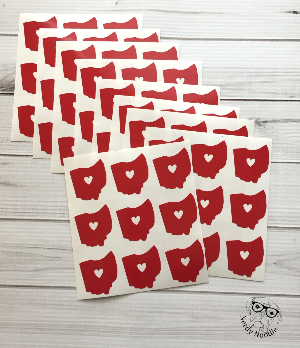 Ohio Stickers Ohio Planner Stickers Ohio Sticker Set Ohio Etsy