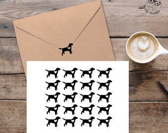 Labrador Retriever Planner Stickers, Labrador Stickers, Retriever Stickers, Labrador Envelope Seals, Labrador Dog Stickers, Labrador