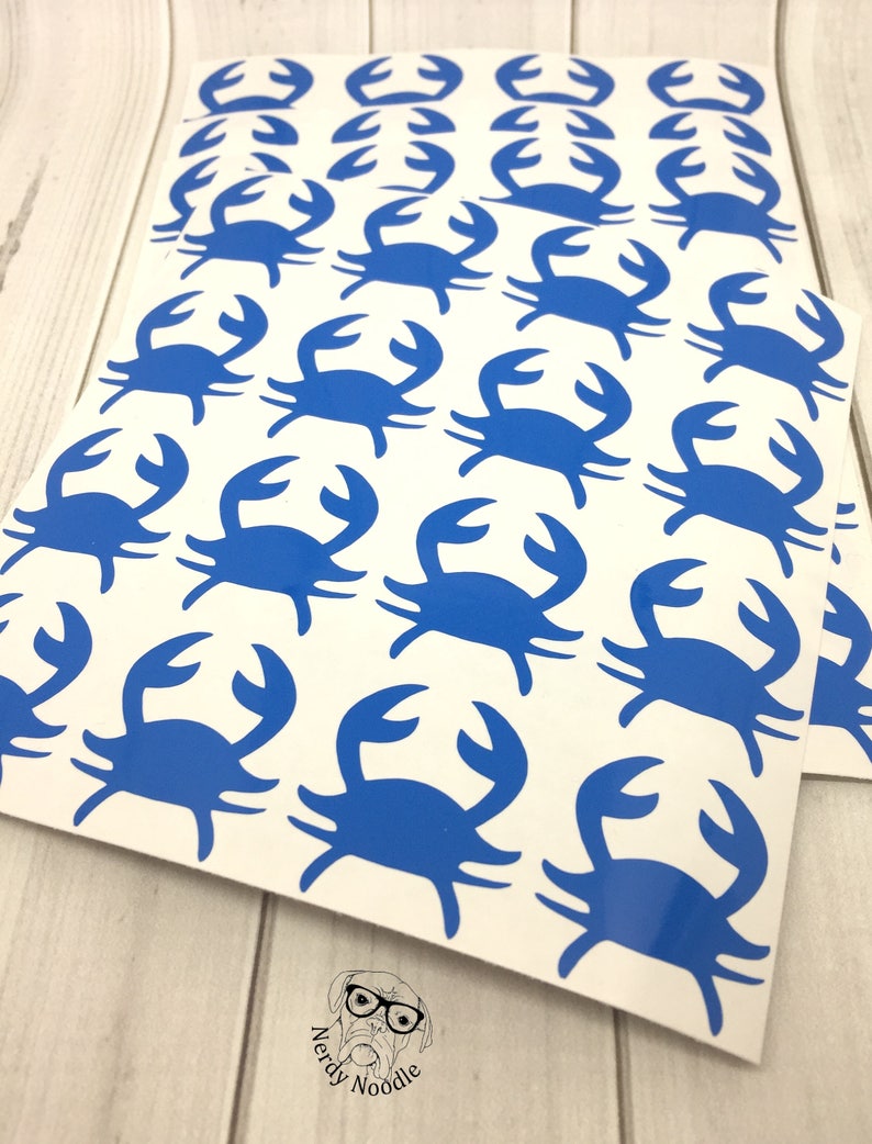 Crab Stickers, Crab Planner Stickers, Crab Stickers, Crab Sticker Set ...