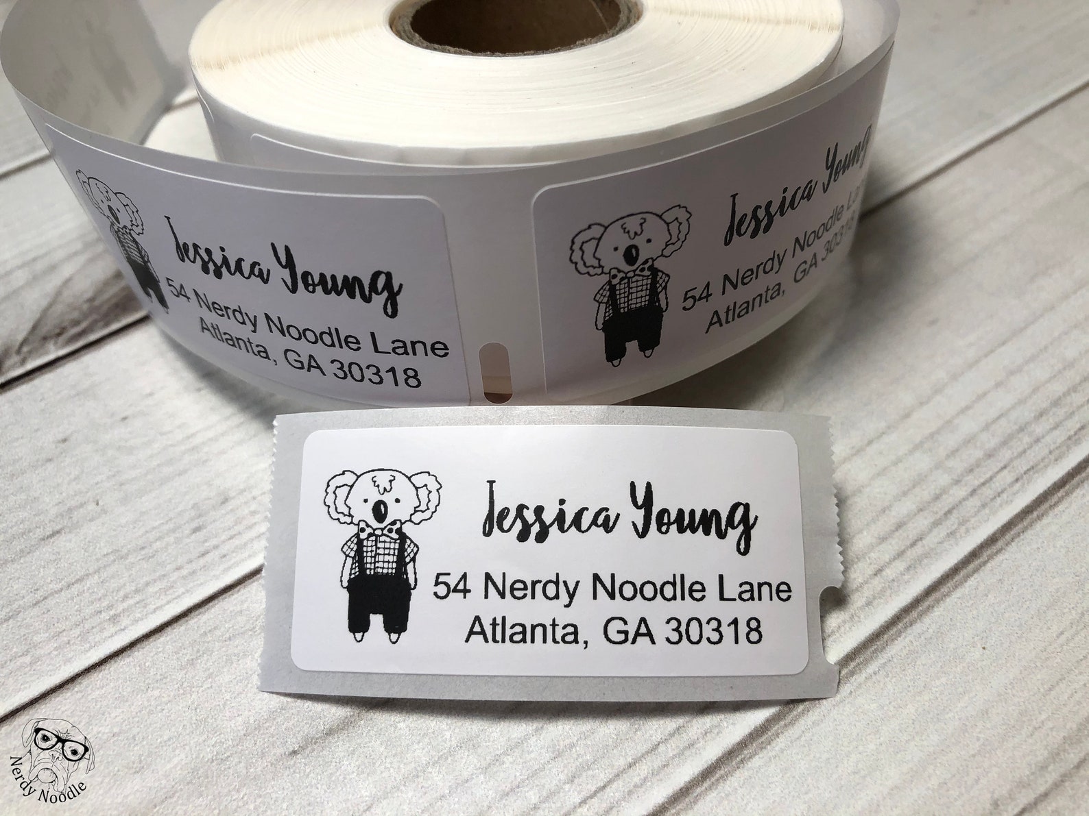 Koala Bear Address Labels Koala Bear Return Address Labels Etsy
