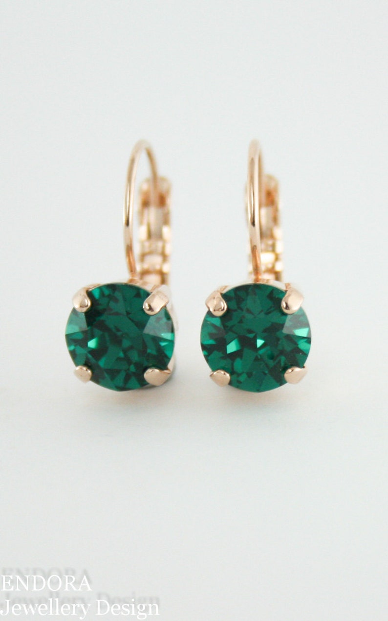 Emerald wedding jewelry emerald wedding earrings may birthstone earrings emerald wedding rose gold emerald earrings birthstone earrings