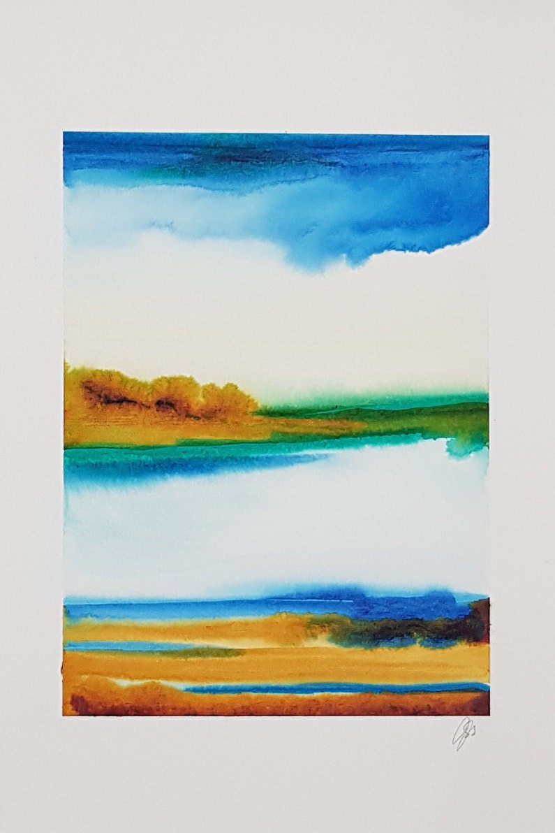 Art & Collectibles Gift Home and Living Set of 3 Original Watercolour