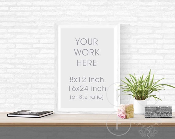 White Frame Mockup 8x12 16x24 White Frame Mock Up White Frame Mockup 8x12 16x24 White Frame Mock Up