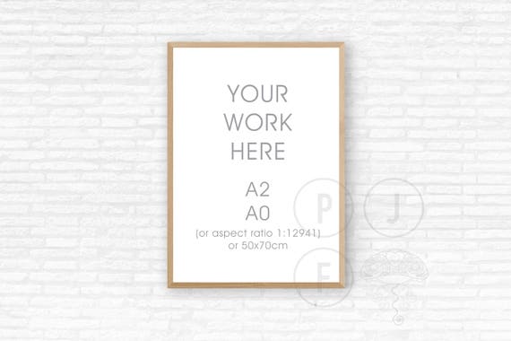 Frame Mockup A2 50x70 A0 Timber Frame Mockup Poster Frame Mockup A2 50x70 A0 Timber Frame Mockup Poster
