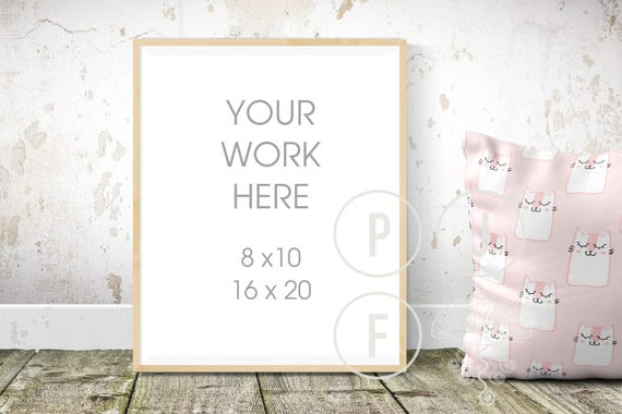 Frame Mockup 8x10 16x20 Nursery Mockup Kids Frame Mockup