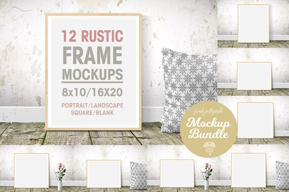 Frame Mockup 8x10 Frame Mockup Bundle 16x20 Frame Mockup
