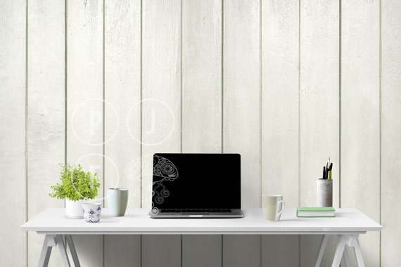 Blank Wall Mockup Blog Background Bloggers Desk Mockup Styled
