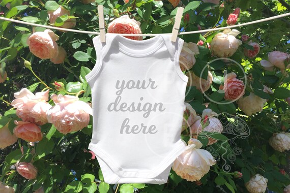 Baby Onesie Mockup Baby Mock Up Baby One Piece