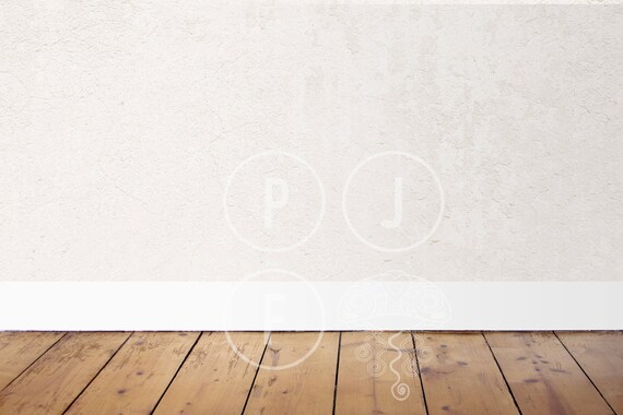 Blank Wall Mockup White Wall Photo Floorboard Mockup White
