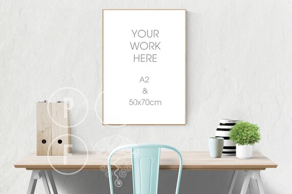 Frame Mockup Poster Frame Mockup A2 Mockup 50x70 Digital