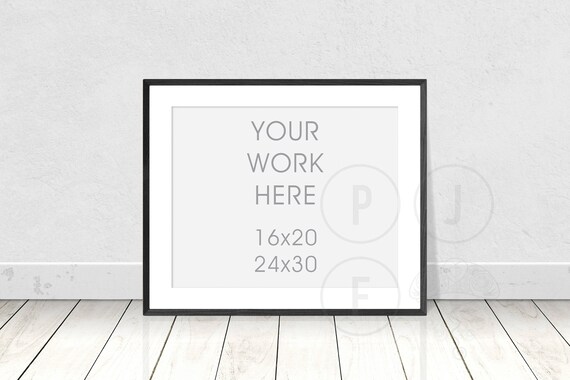 Frame Mockup Horizontal Poster Frame Mockup 16x20 24x30 White Frame Mockup Horizontal Poster Frame Mockup 16x20 24x30 White