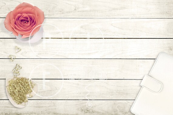 Desk Mockup Desktop Flat Lay Blog Background Styled Desk