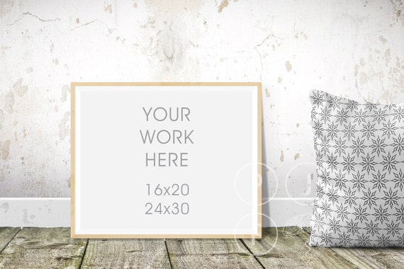 Frame Mockup 8x10 16x20 24x30 Poster Frame Mockup