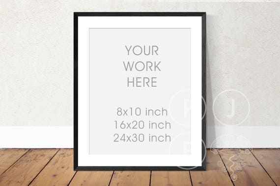 8x10 Frame Mockup 16x20 24x30 Styled Frame 8x10 Digital