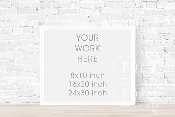 White Frame Mockup 8x10 Frame Mock Up 16x20 24x30 White Frame Mockup 8x10 Frame Mock Up 16x20 24x30