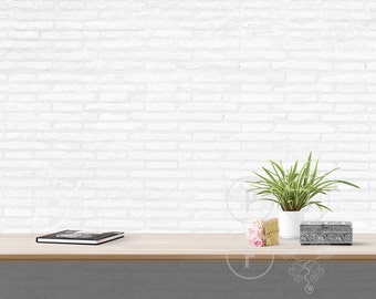 Download Free Blank Wall Mockup White Brick Wall Mockup Subway Tile Wall Art Mockup Interior Mockup Styled Stock Photography Desk Scene Wall Mockup 3d Photorealistic Logo Mockup Free Download PSD Mockup Template