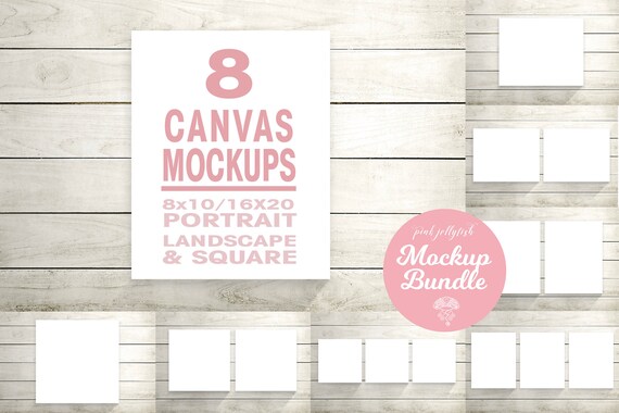 Scandinavian Canvas Mockup Canvas Mock Up 8x10 16x20 Scandinavian