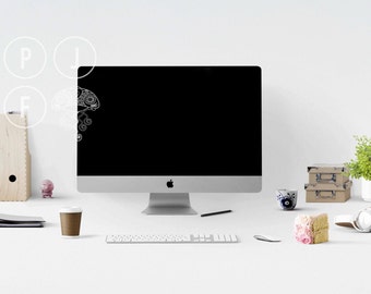 Blog Background Imac Mockup Computer Mockup Computer Photo