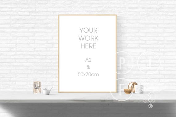 Poster Frame Mockup A2 50x70 Frame Mock Up Styled Poster Frame Mockup A2 50x70 Frame Mock Up Styled