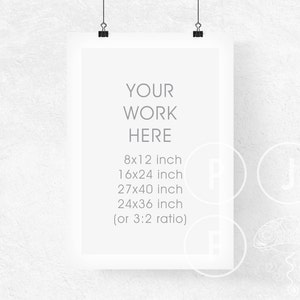 Download Hanging Frame Mockup 8x12 Scandinavian 16x24 24x36 27x40 Etsy