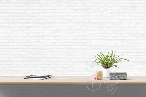 Download Blank Wall Mockup White Brick Wall Mockup Subway Tile Wall Etsy