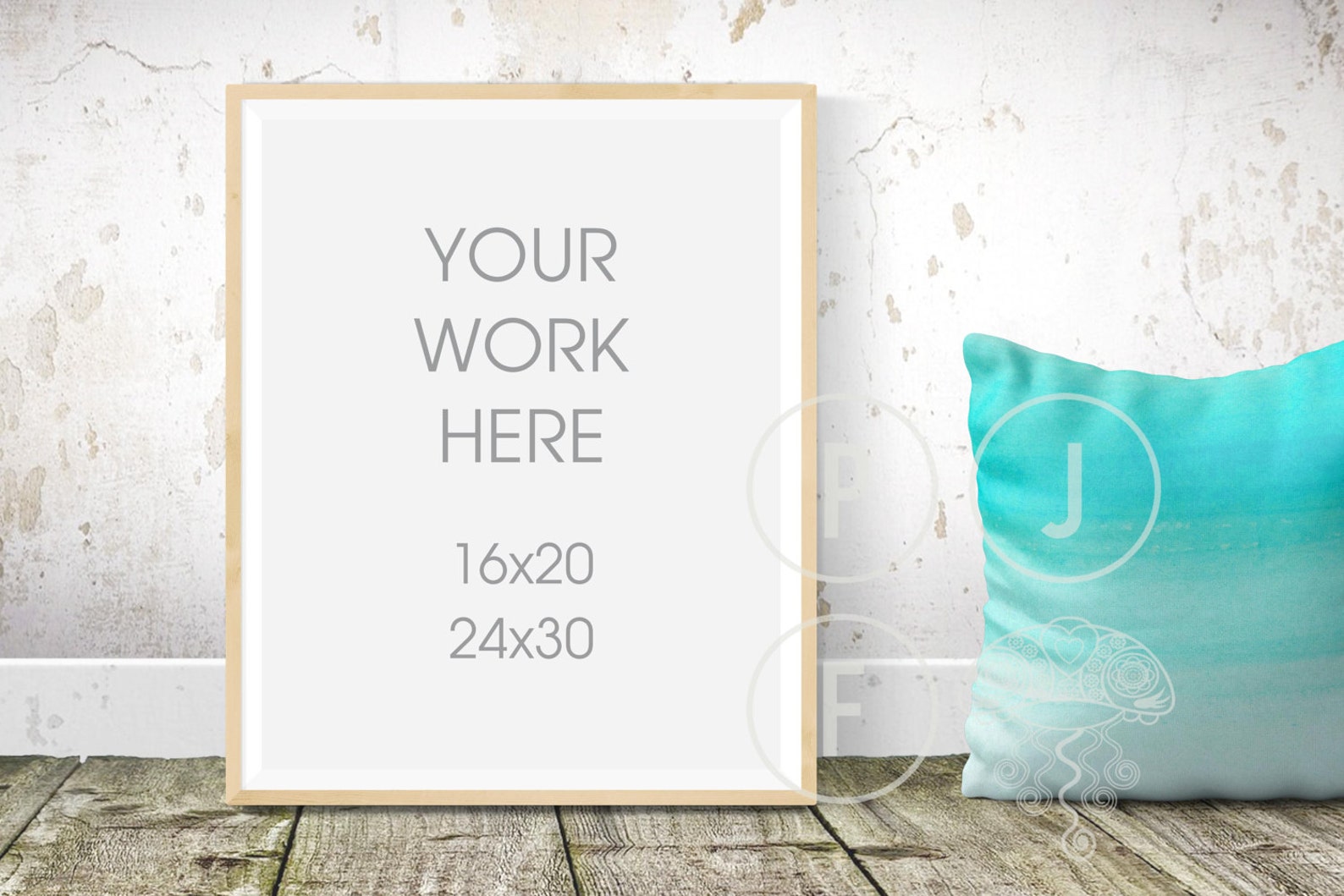 Download Frame mockup 16x20 poster frame mockup poster frame | Etsy
