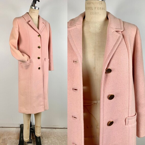 light pink pea coat