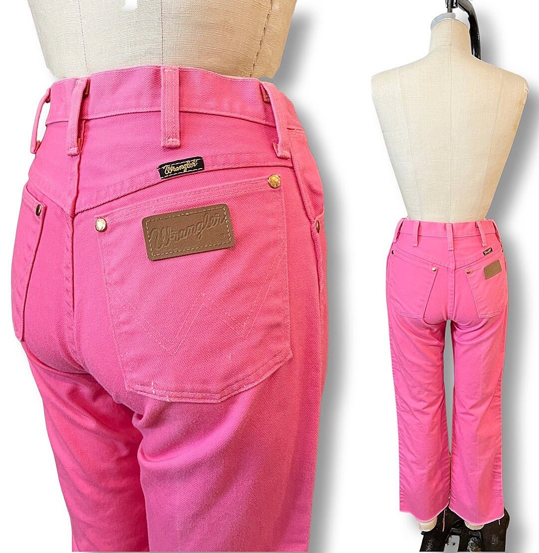 Pink Wrangler Denim - Etsy