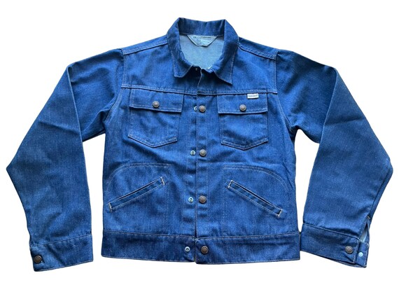 Vintage 1970s Snap Button Denim JC Penny Jean Jacket - Etsy Vintage 1970s Snap Button Denim JC Penny Jean Jacket - Etsy