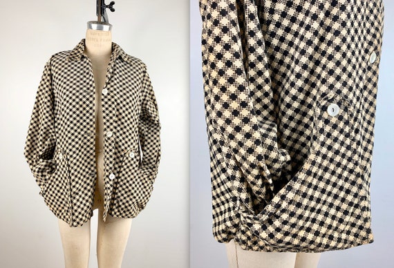 Vintage 1950s Corduroy Swing Jacket