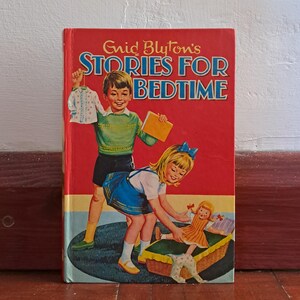 Vintage Enid Blyton 1970s Hardback Illustrated Story Book Stories For Bedtime