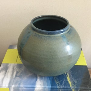 Blue-Green Moon Jar