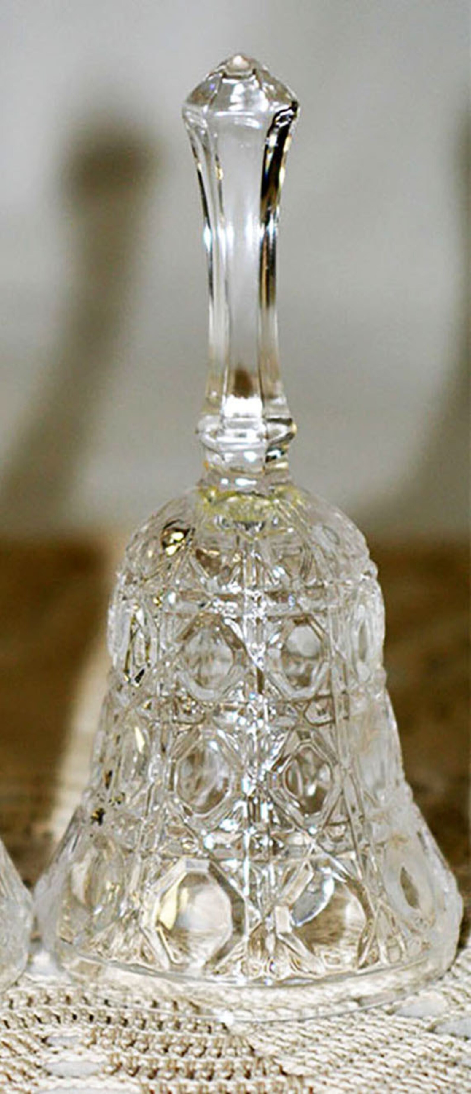 Vintage Bell 24 Lead Crystal Etsy