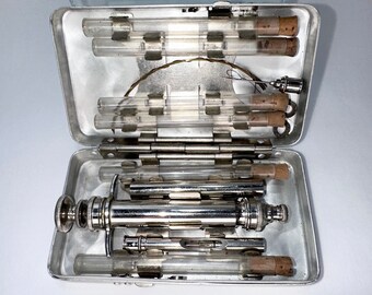 Vintage Johnson & Johnson Syringe Kit