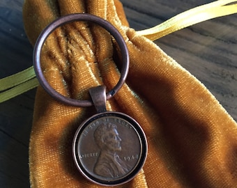 1948 Penny Keychain - Antique Copper