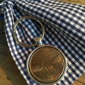 Missouri Quarter Keychain - Show Me State