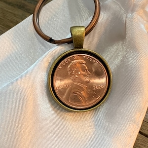 2020 Penny Keychain - Antique Copper