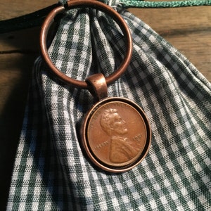 1951 Penny Schlüsselanhänger - Antik Kupfer